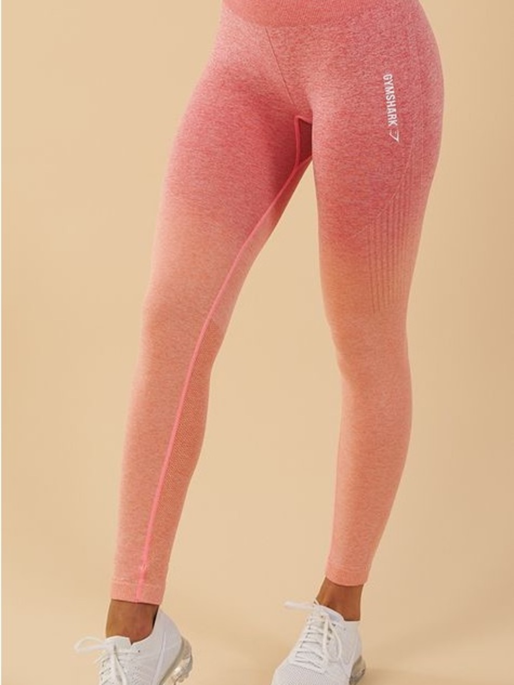 Gymshark Coral Pink Ombre Seamless Leggings